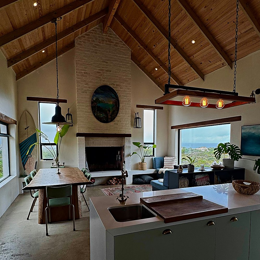 Coastal style kitchen designed by Next Level Design