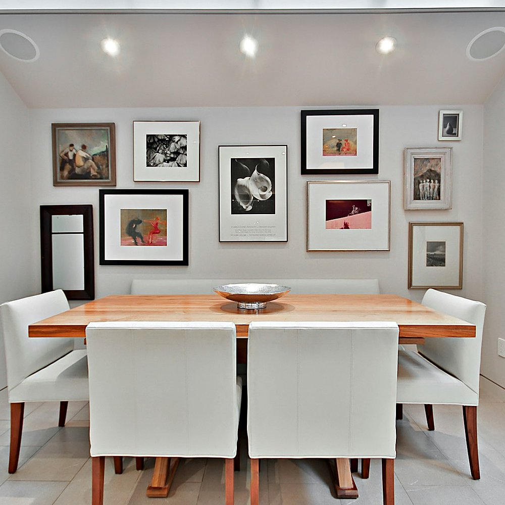 Hollywood Glam style dining room designed by Next Level Design