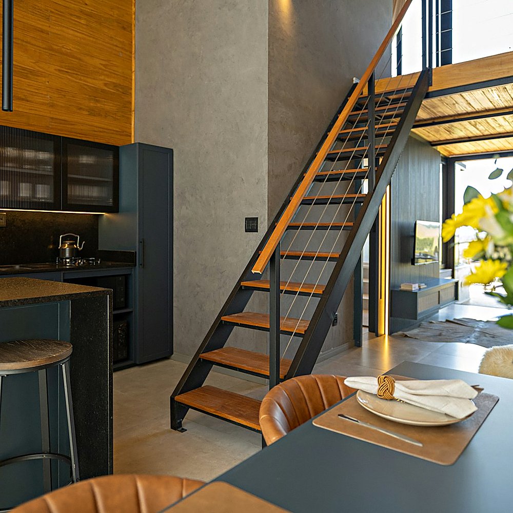 Industrial style kitchen designed by Next Level Design