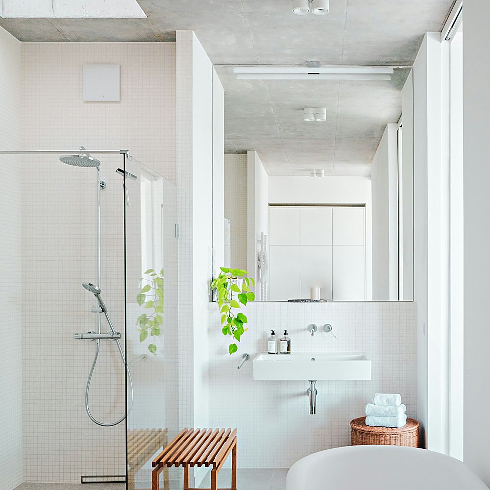 Japandi style bathroom designed by Next Level Design