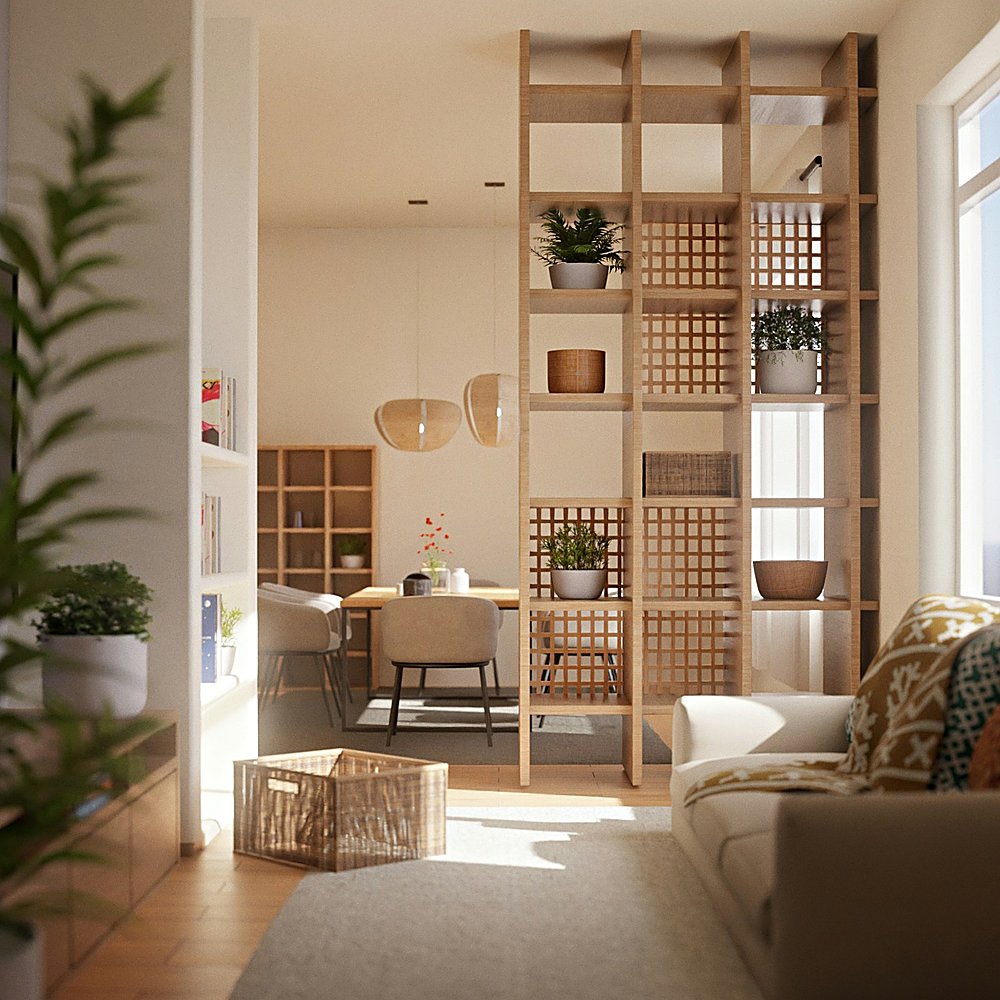 Japandi style dining room designed by Next Level Design