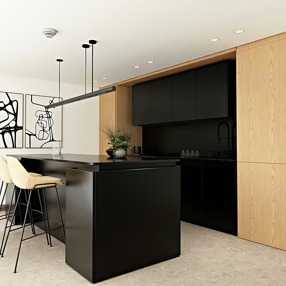 Japandi style kitchen designed by Next Level Design