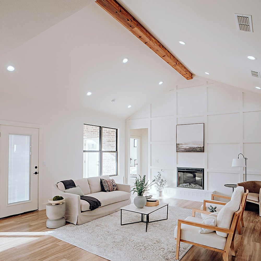 Organic Modern style living room designed by Next Level Design