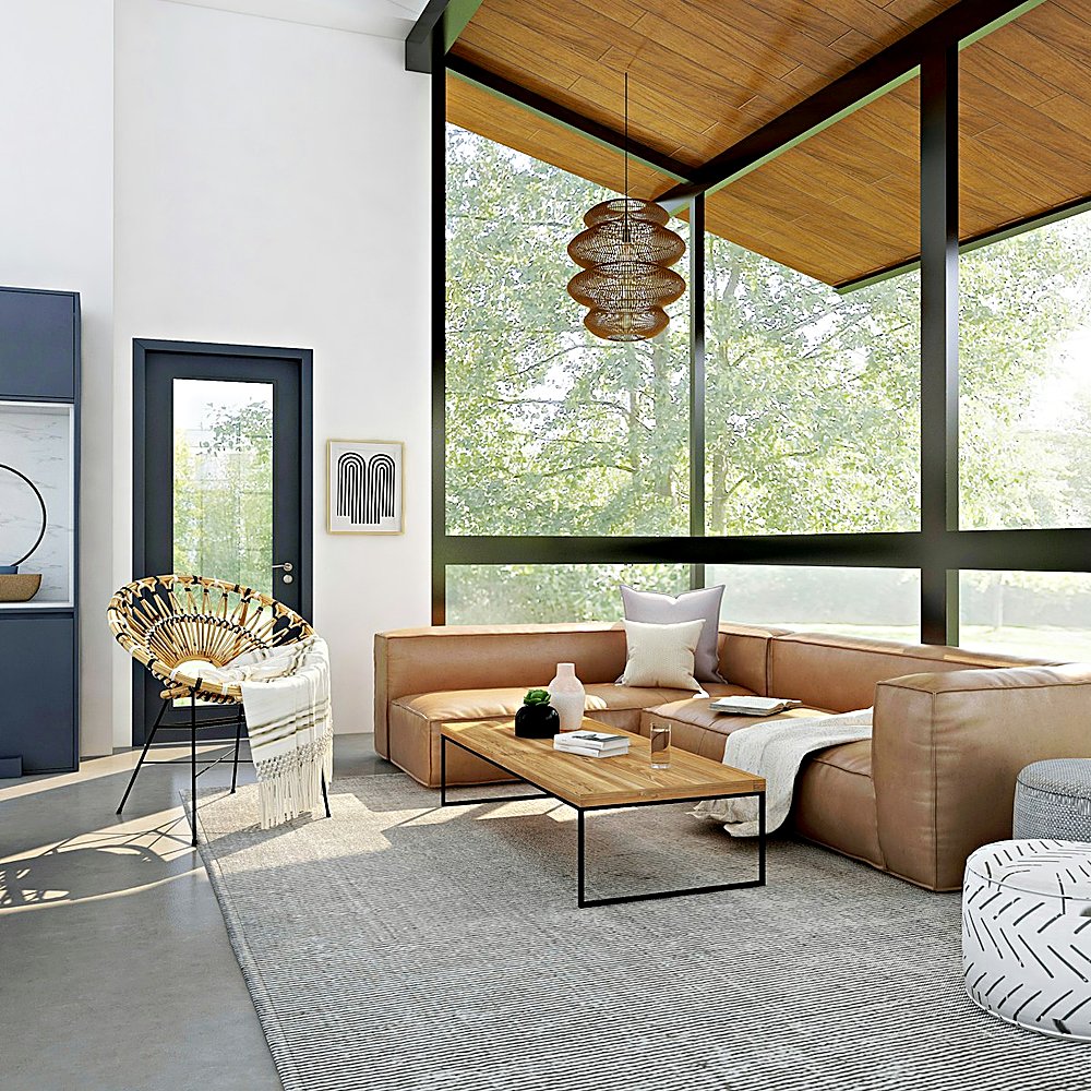 Organic Modern style living room designed by Next Level Design